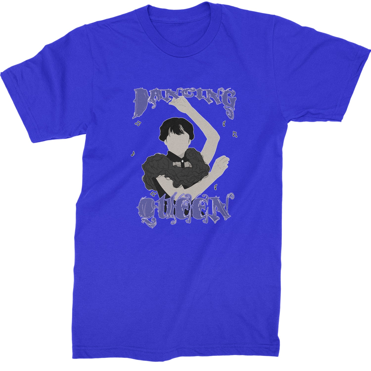 Wednesday Dancing Queen Mens T-shirt Royal Blue