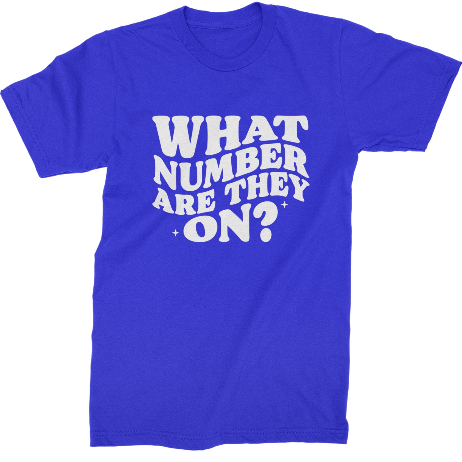 What Number Are They On Dance Mens T-shirt Royal Blue