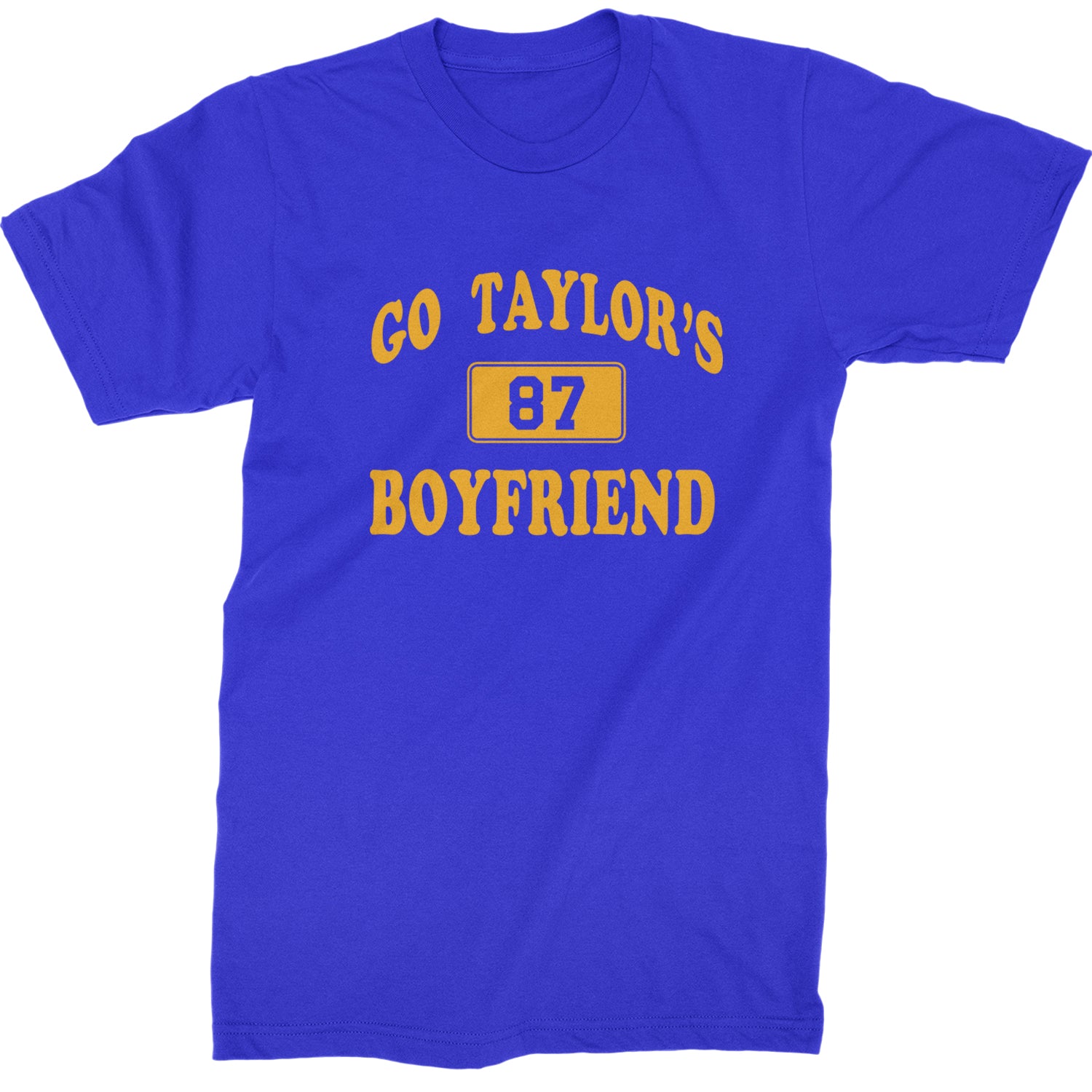 Go Taylor's Boyfriend Kansas City Mens T-shirt Royal Blue