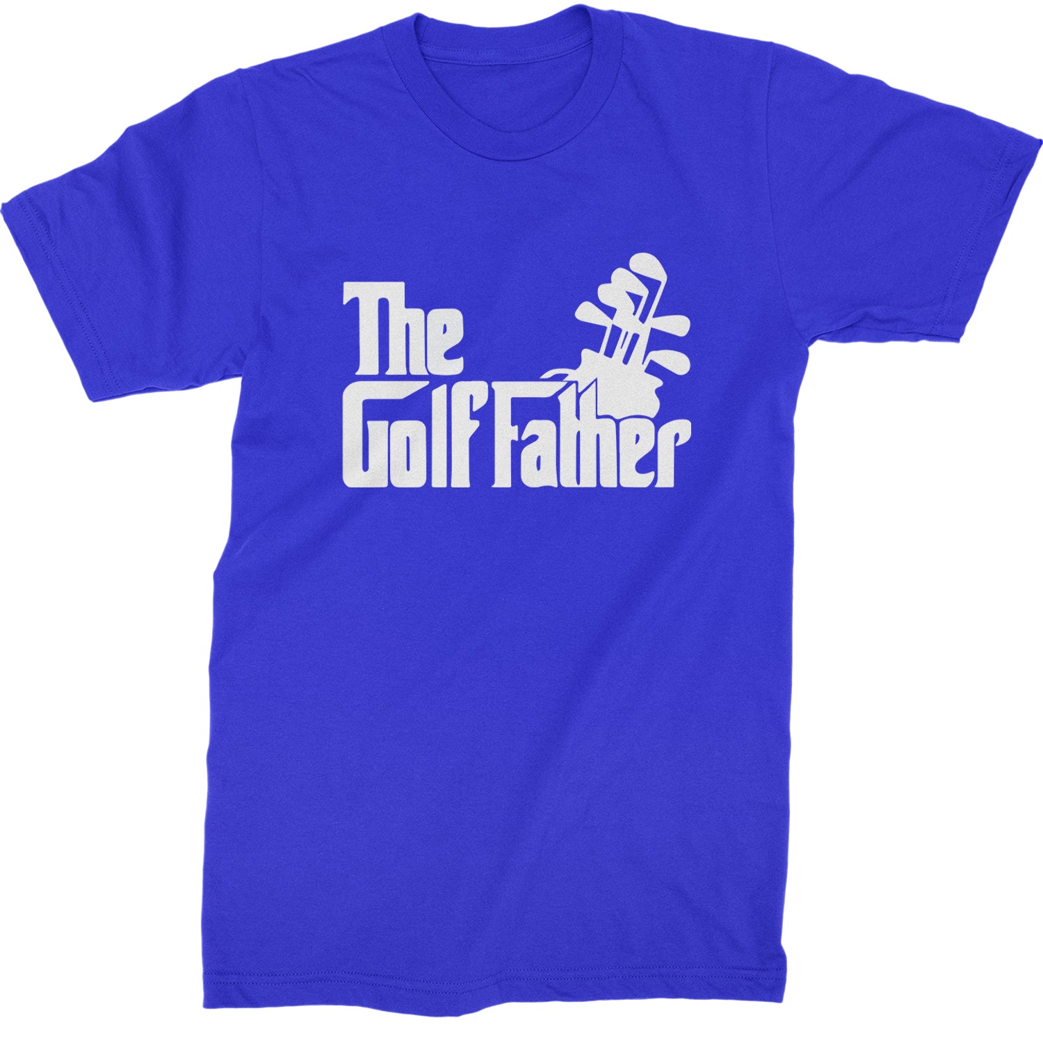 The Golf Father Golfing Dad  Mens T-shirt Royal Blue