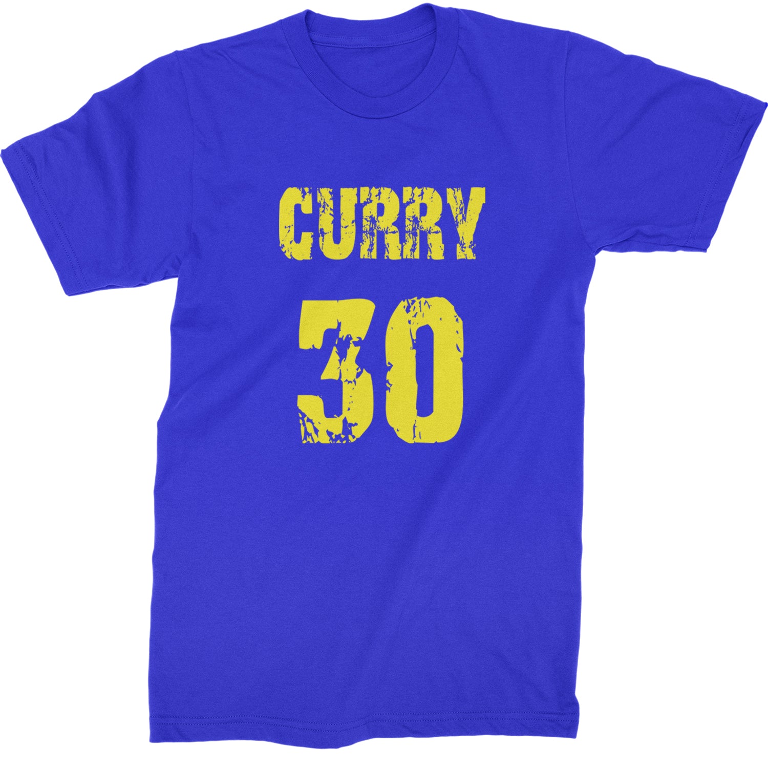 Curry #30 Mens T-shirt Royal Blue