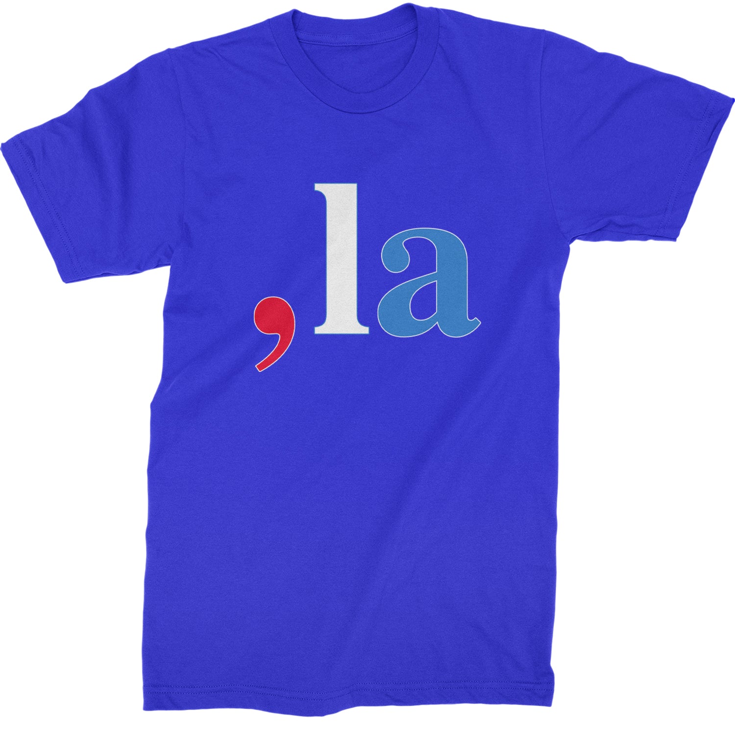 Comma-La - Support Kamala Harris For President 2024 Mens T-shirt Royal Blue