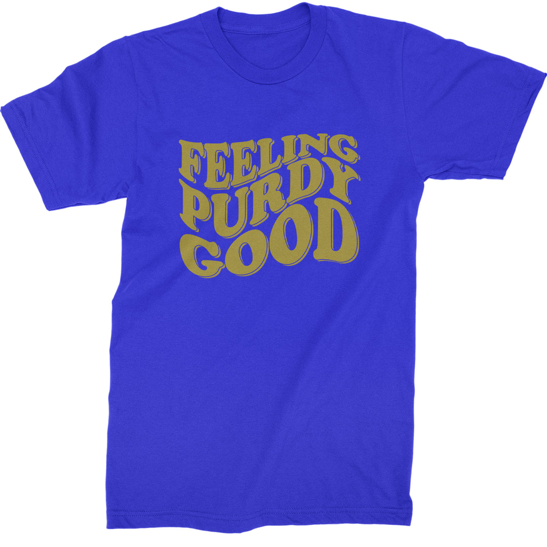 Feeling Purdy Good San Francisco Mens T-shirt Royal Blue