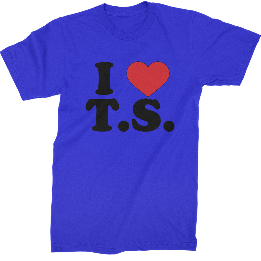 I Heart T.S. Concert Music Lover  Mens T-shirt Royal Blue