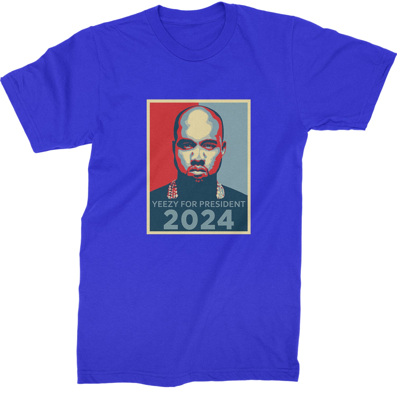 Yeezus For President Vote for Ye Mens T-shirt Royal Blue