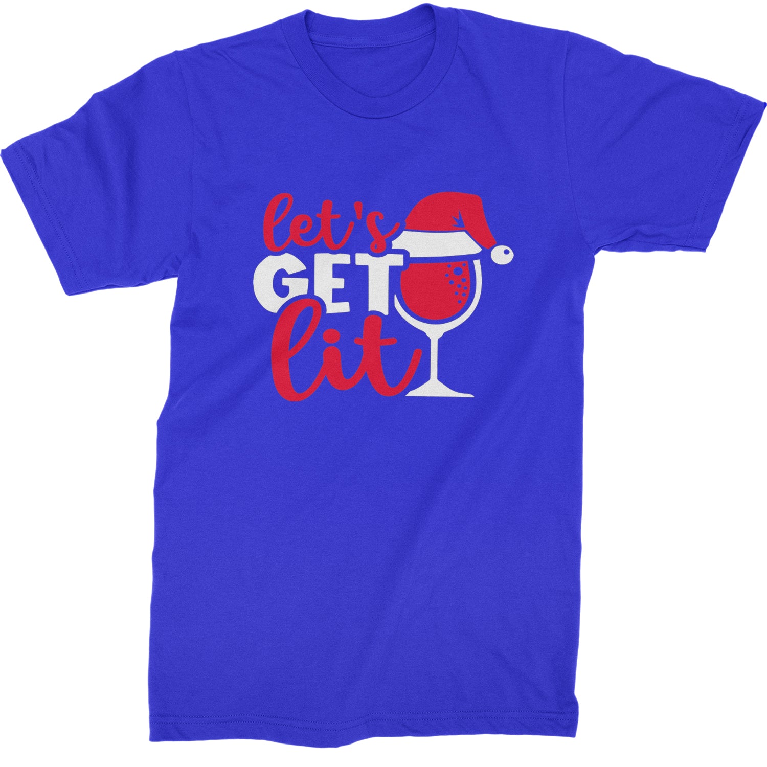 Let’s Get Lit Mens T-shirt Royal Blue