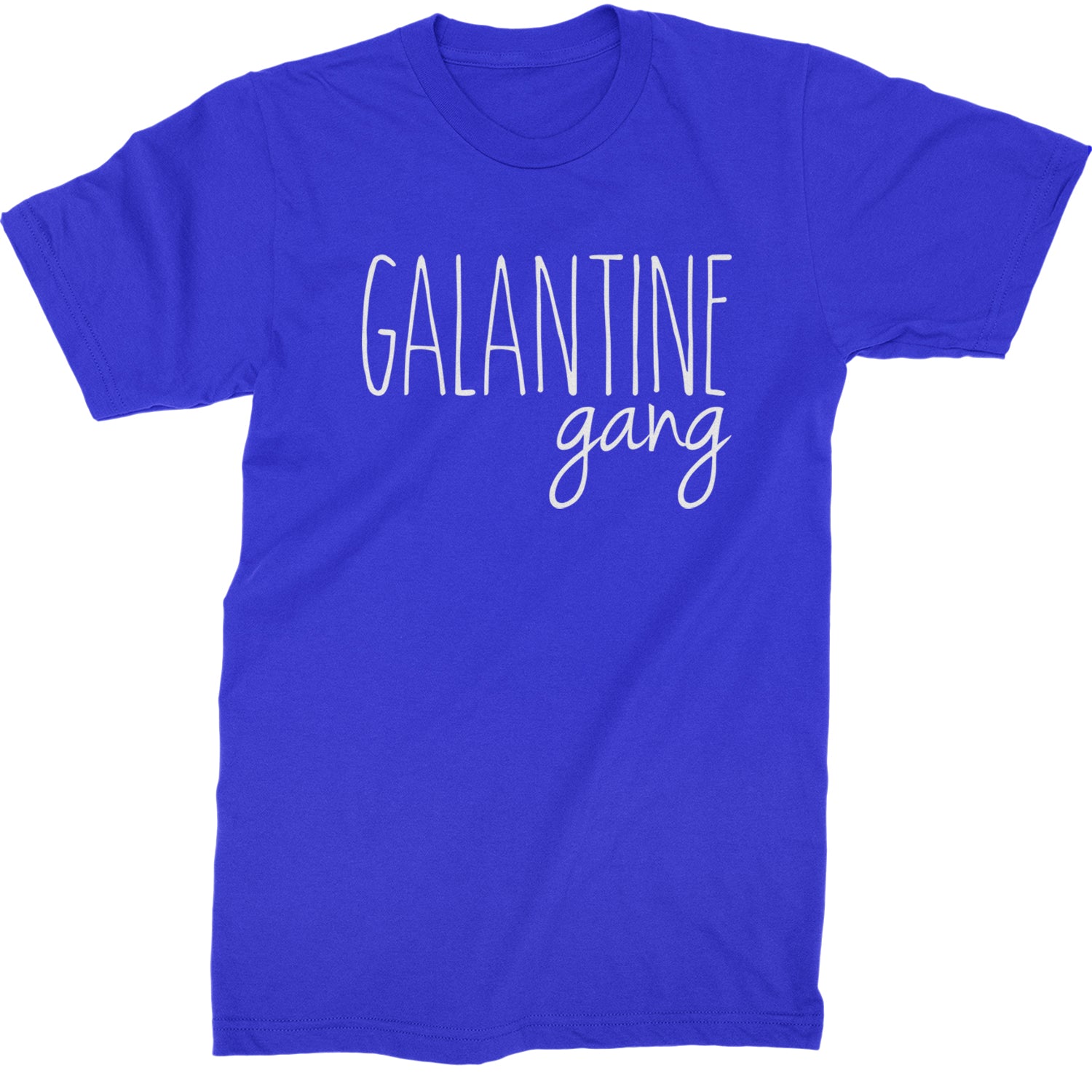 Galentine Gang Valentine's Shirt Mens T-shirt Royal Blue