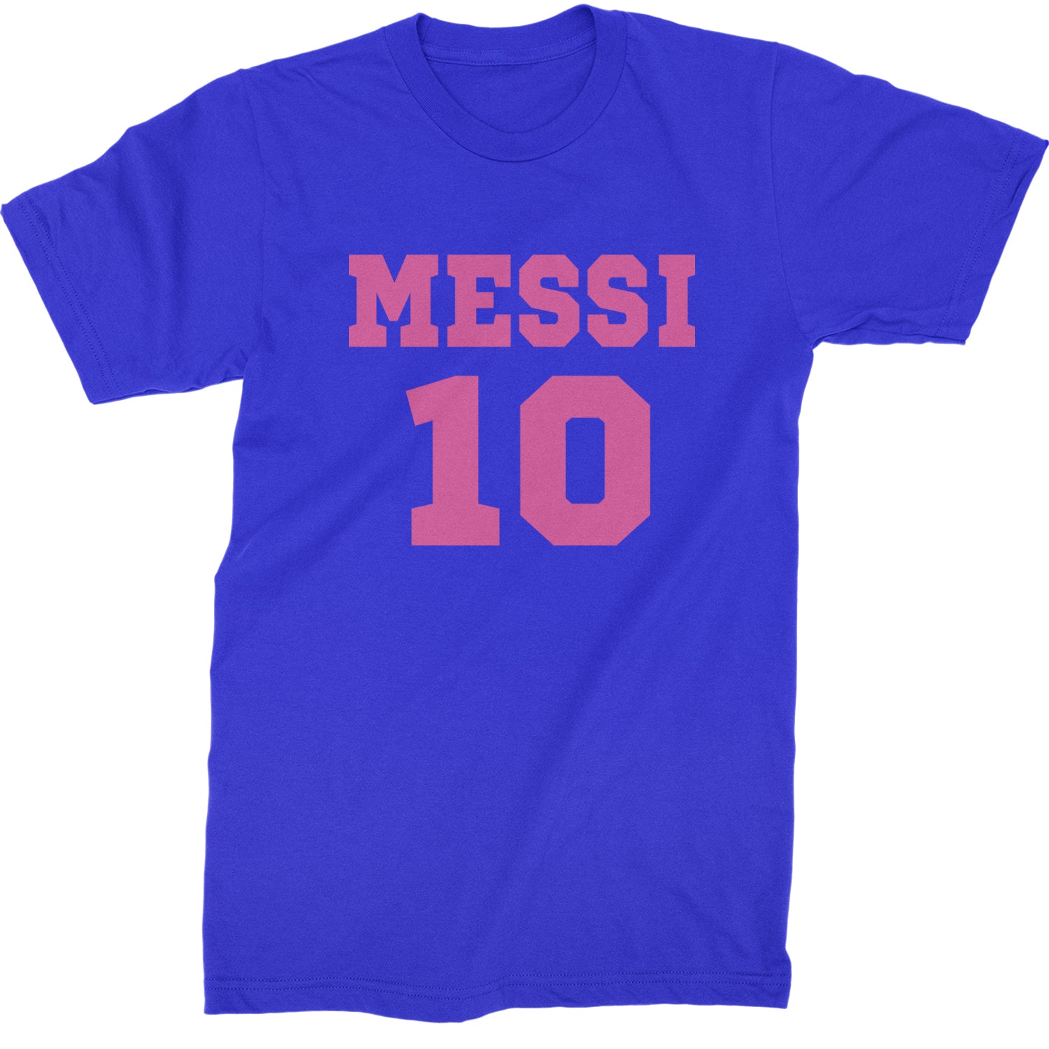 Messi World Soccer Futbol Messiami Mens T-shirt Royal Blue