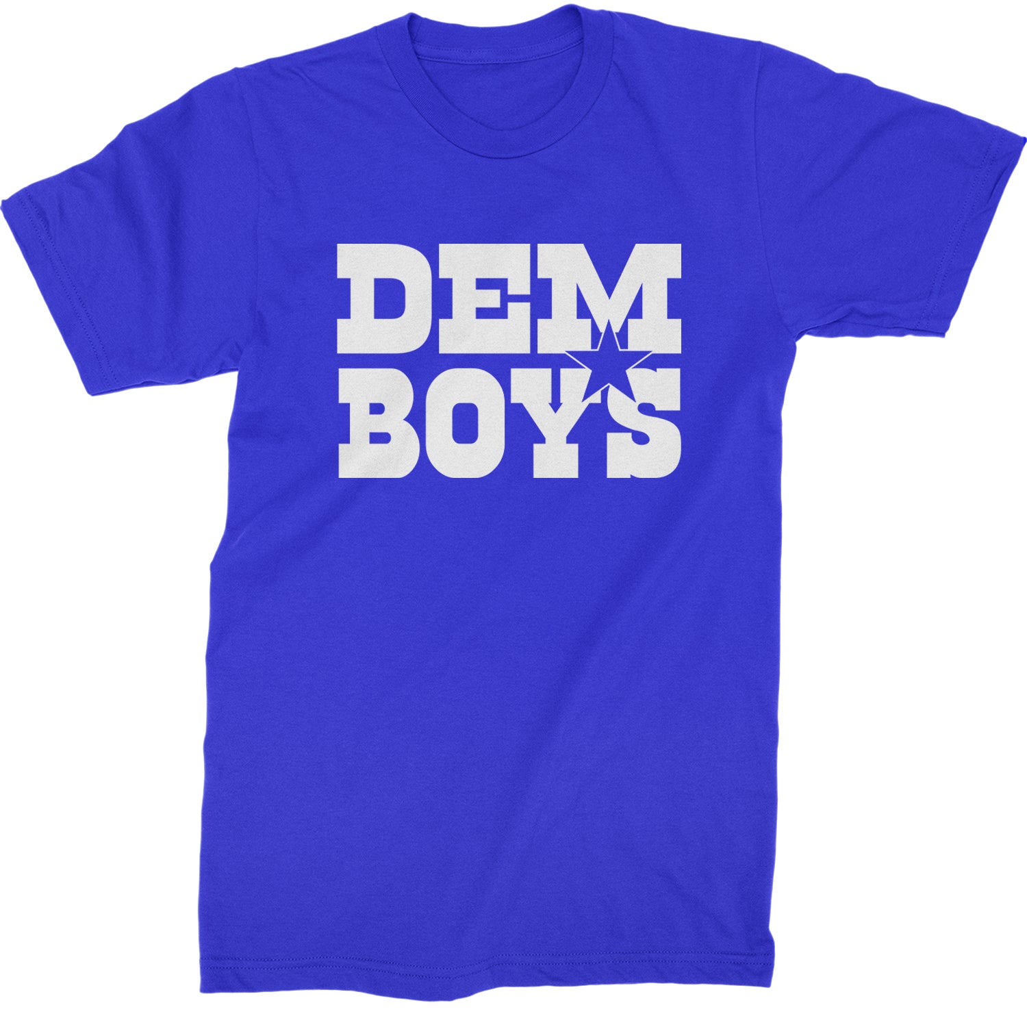 Dem Boys Dallas Football Mens T-shirt Royal Blue