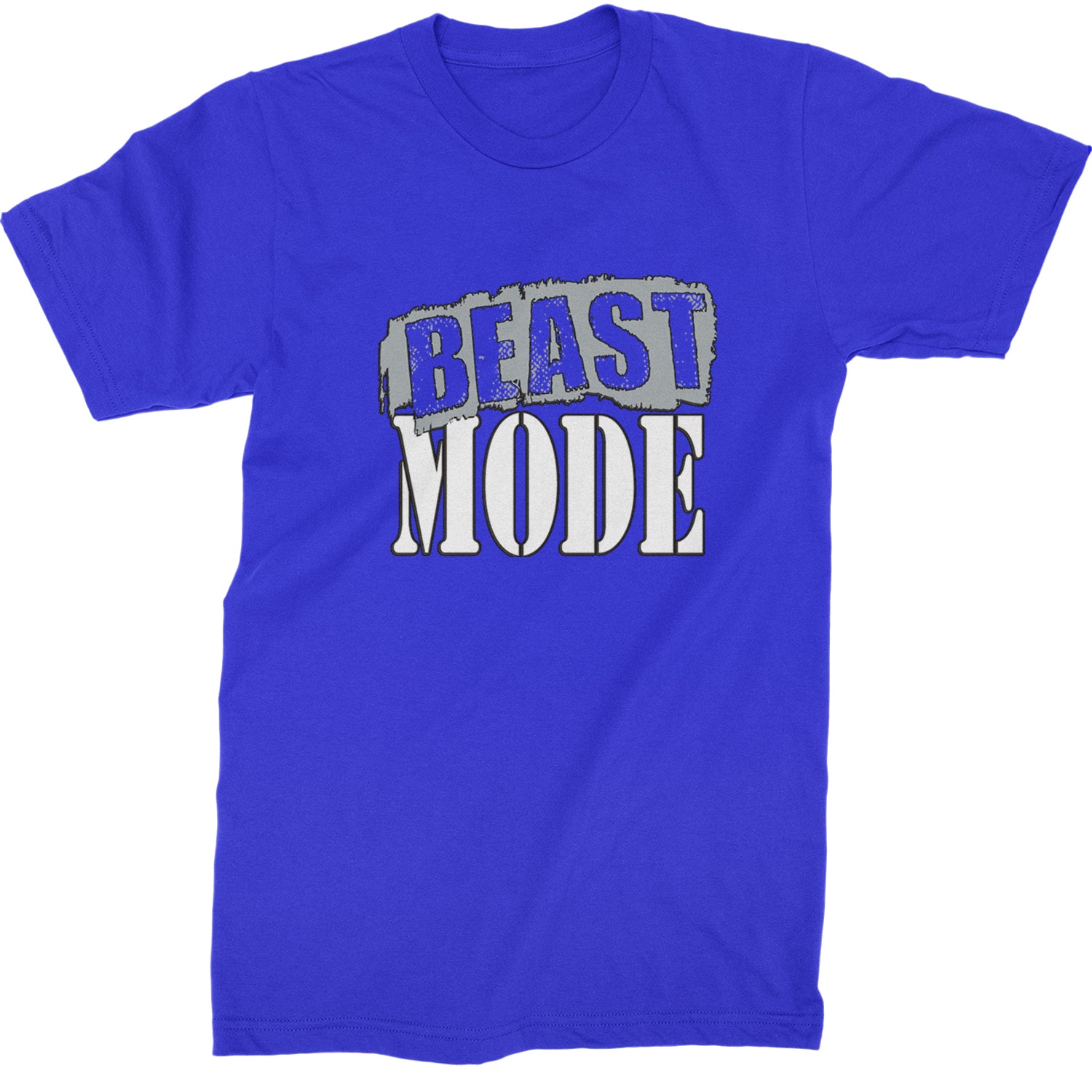 Beast Mode Training Gym Workout Mens T-shirt Royal Blue