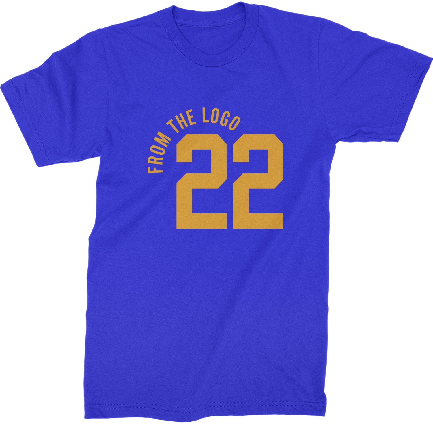 From The Logo #22 Basketball Mens T-shirt Royal Blue