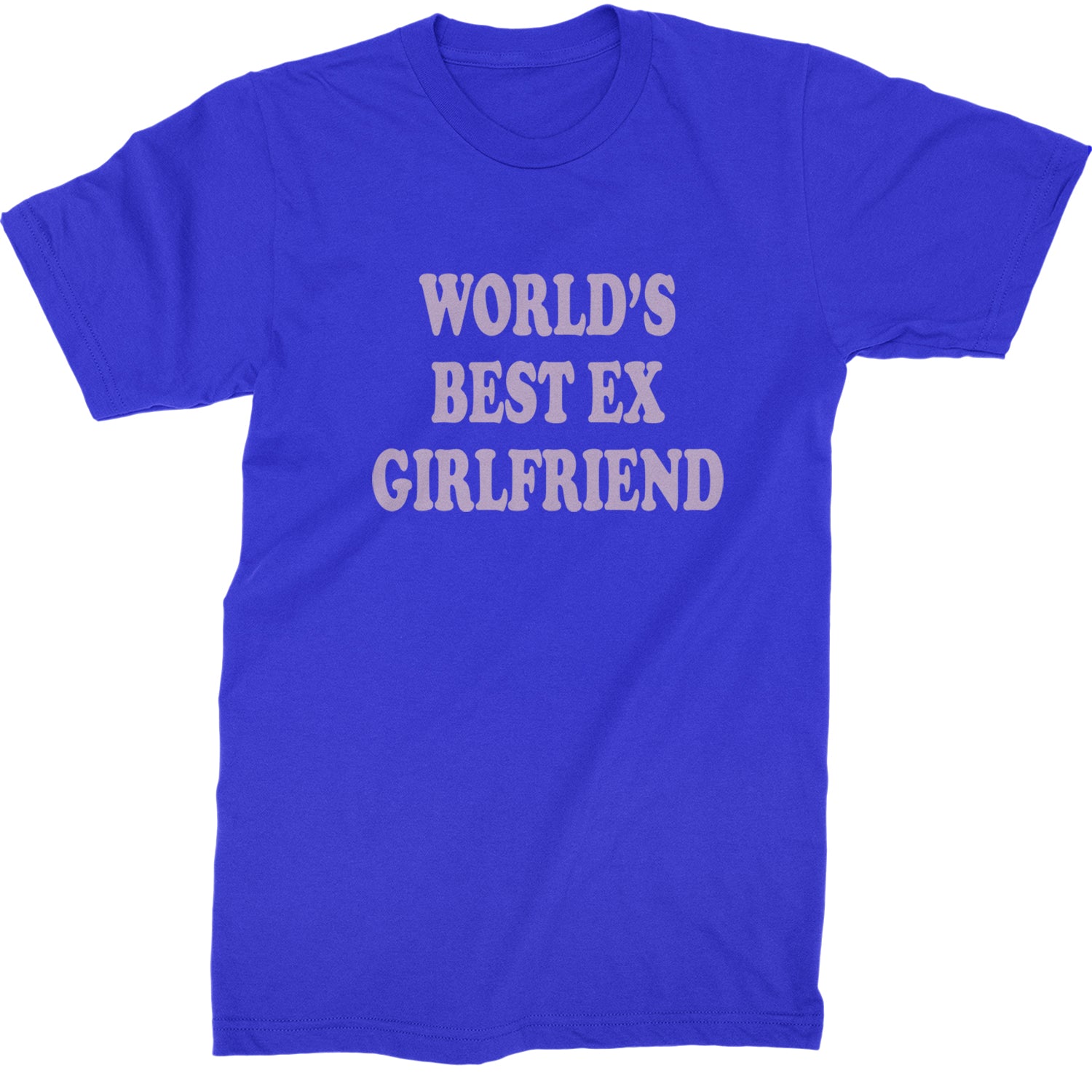 World's Best Ex Girlfriend Y2K Revenge Mens T-shirt Royal Blue