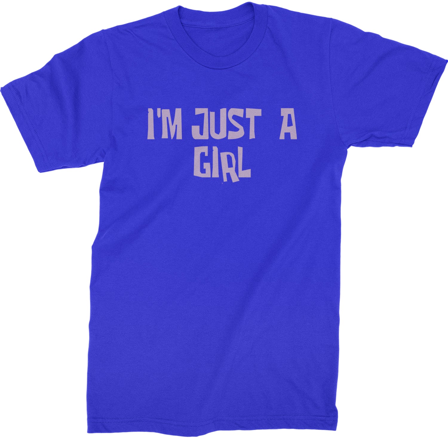 I'm Just A Girl Guts Music Mens T-shirt Royal Blue