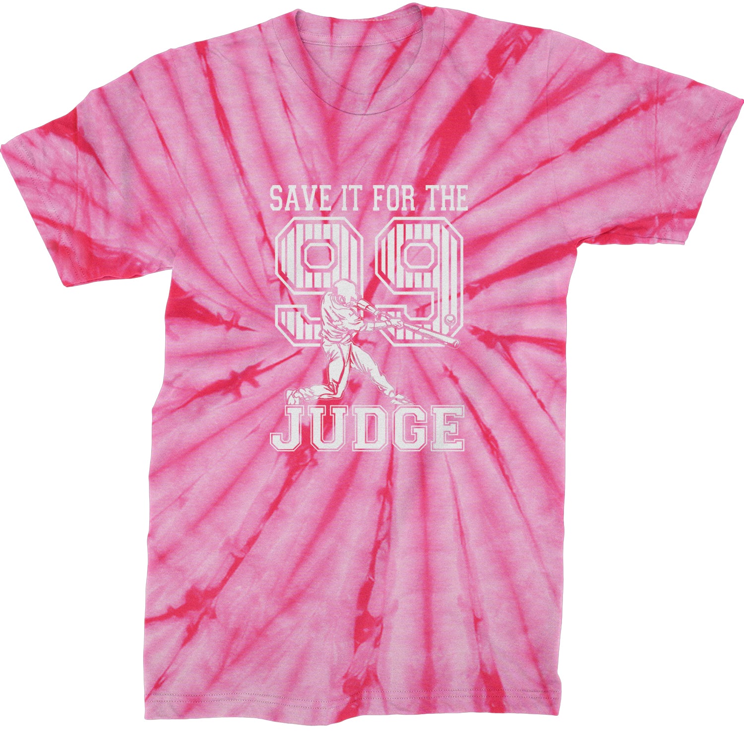 Save It For The Judge 99  Mens T-shirt Tie-Dye Spider Pink