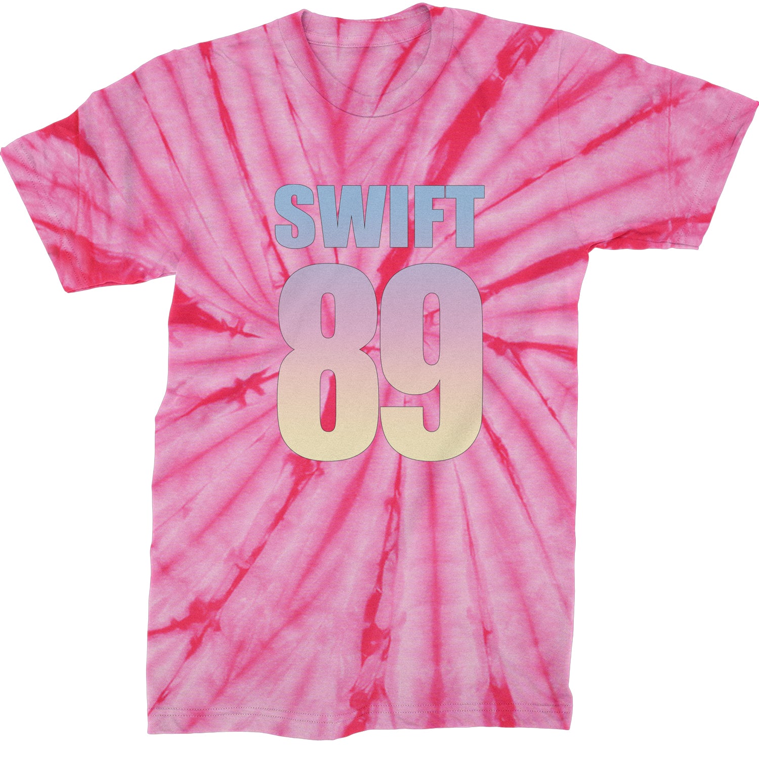 Lover Era Swift 89 Birth Year Music Fan TTPD Mens T-shirt Tie-Dye Spider Pink