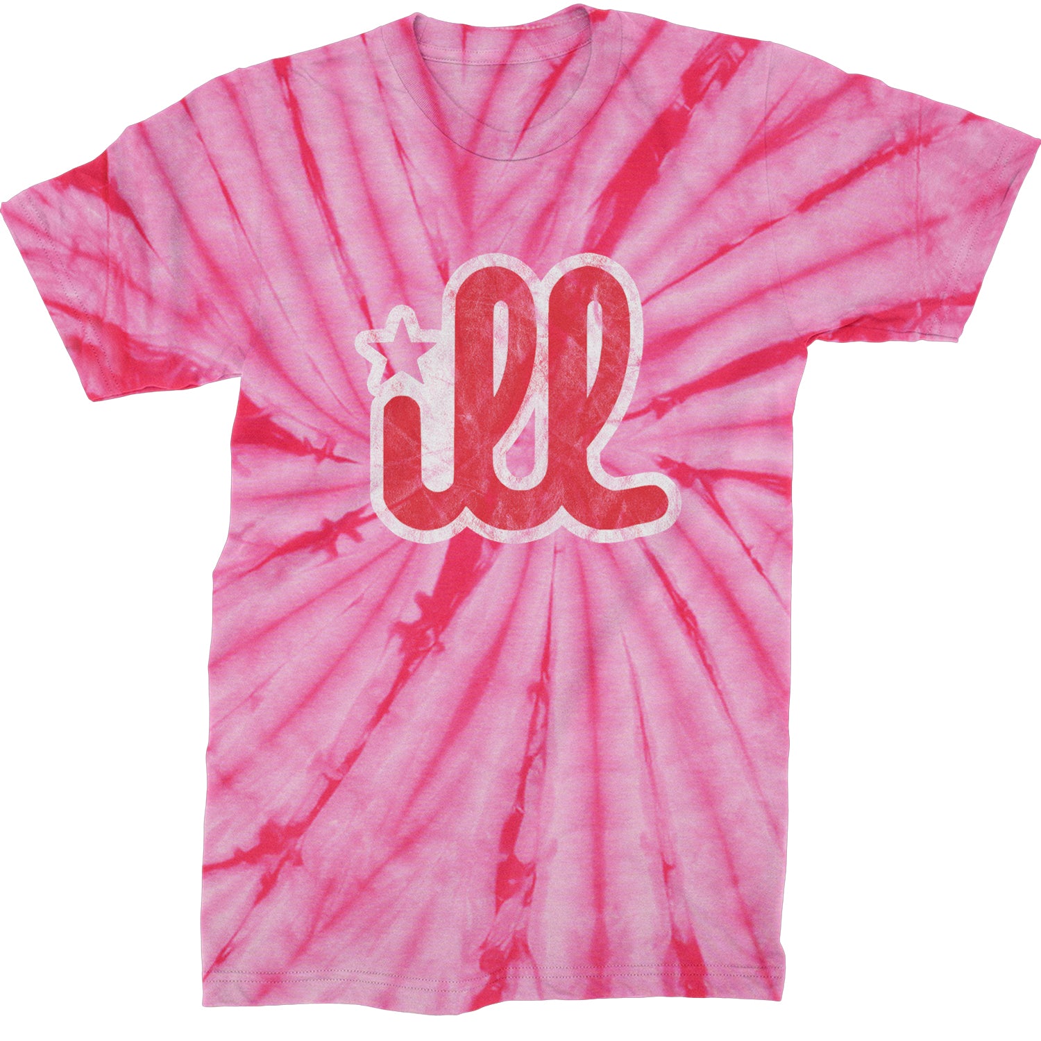 ILL Vintage It's A Philadelphia Philly Thing Mens T-shirt Tie-Dye Spider Pink