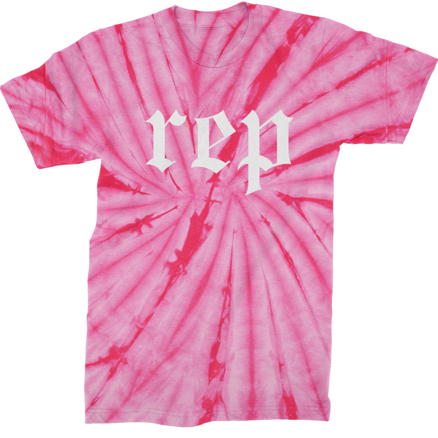 REP Reputation Eras Music Lover Gift Fan Favorite Mens T-shirt Tie-Dye Spider Pink