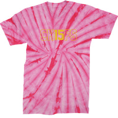 Ch15fs Chief 15 Shirt Mens T-shirt Tie-Dye Spider Pink