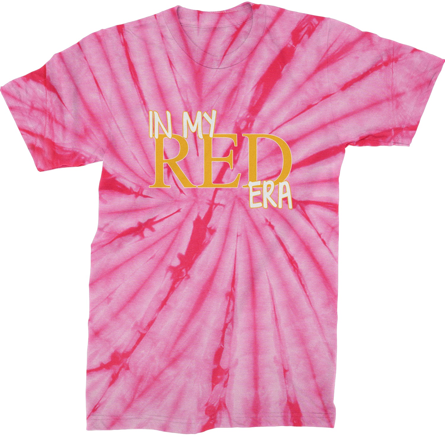 In My Red Era Kansas City Mens T-shirt Tie-Dye Spider Pink