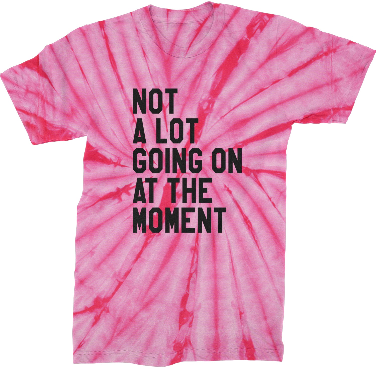 NOT A Lot Going On At The Moment Feeling 22 TTPD Mens T-shirt Tie-Dye Spider Pink