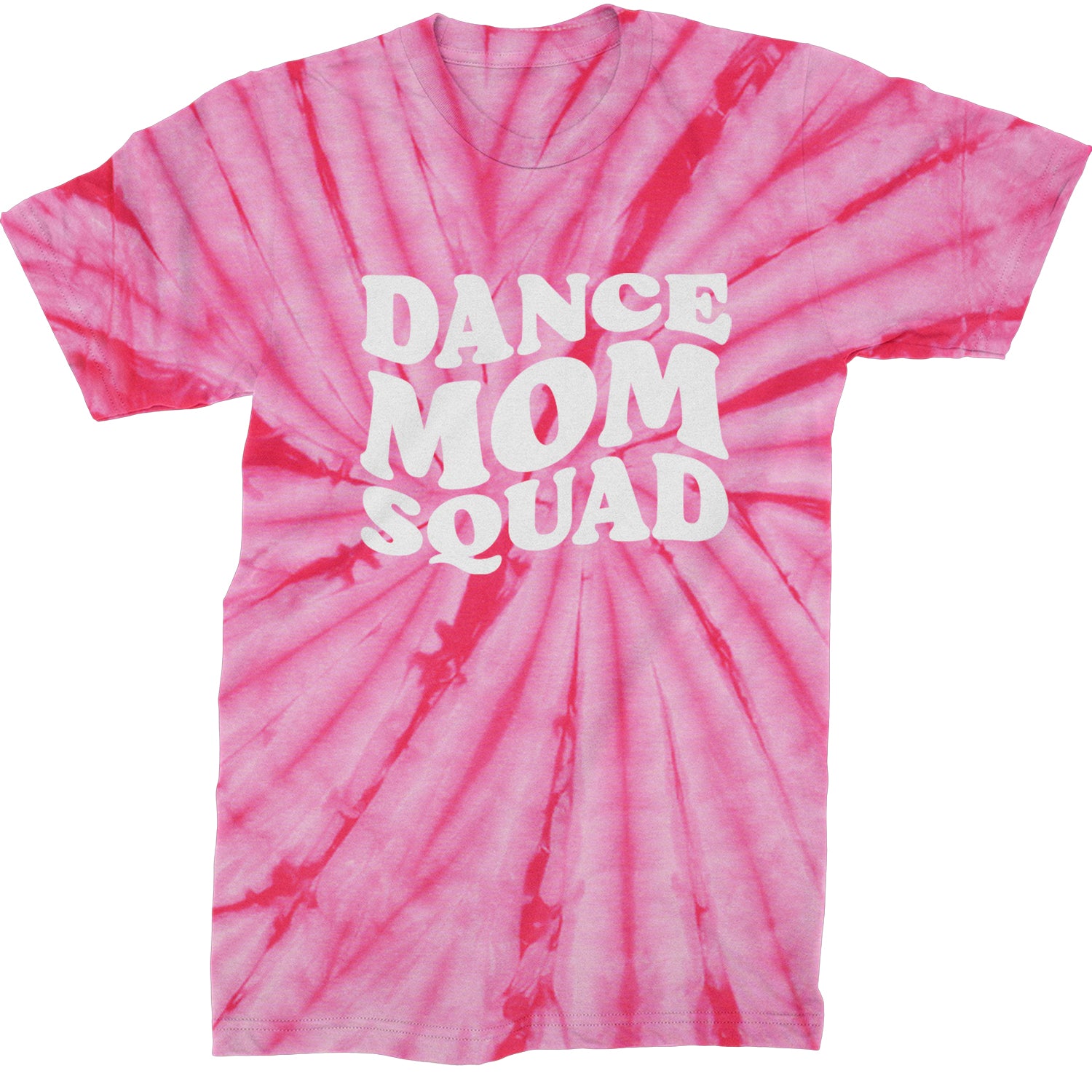 Dance Mom Squad Mens T-shirt Tie-Dye Spider Pink