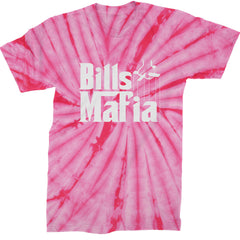 Mafia Bills Mafia Godfather Mens T-shirt Tie-Dye Spider Pink