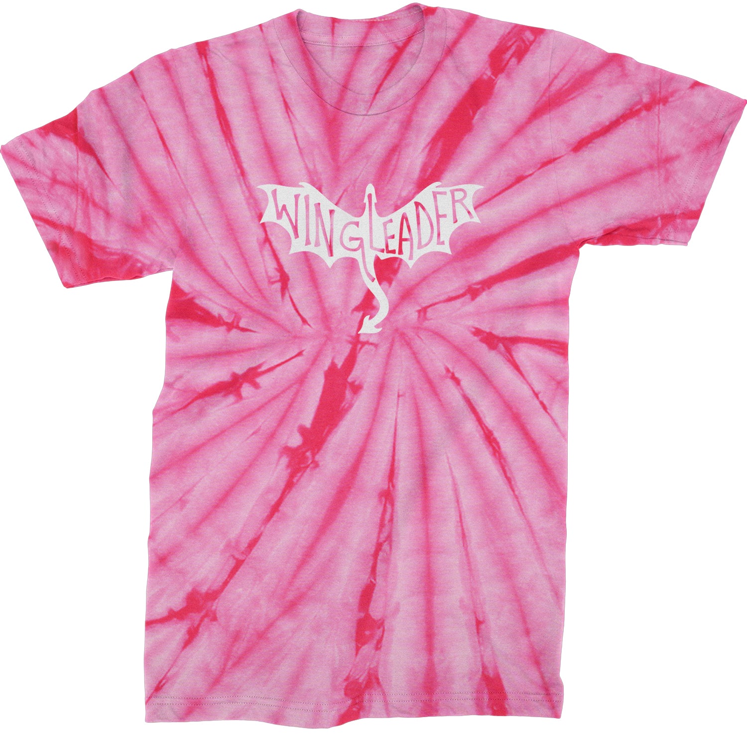 Wingleader Basgiath War College Mens T-shirt Tie-Dye Spider Pink