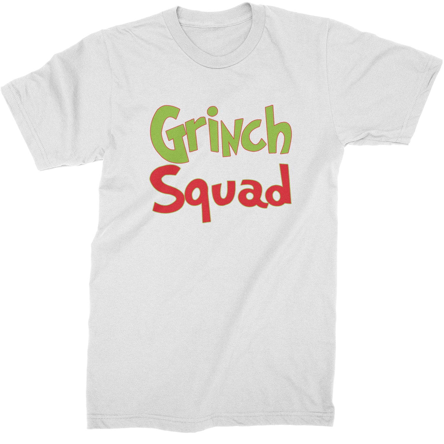 Gr-nch Squad Jolly Grinchmas Merry Christmas  Mens T-shirt White