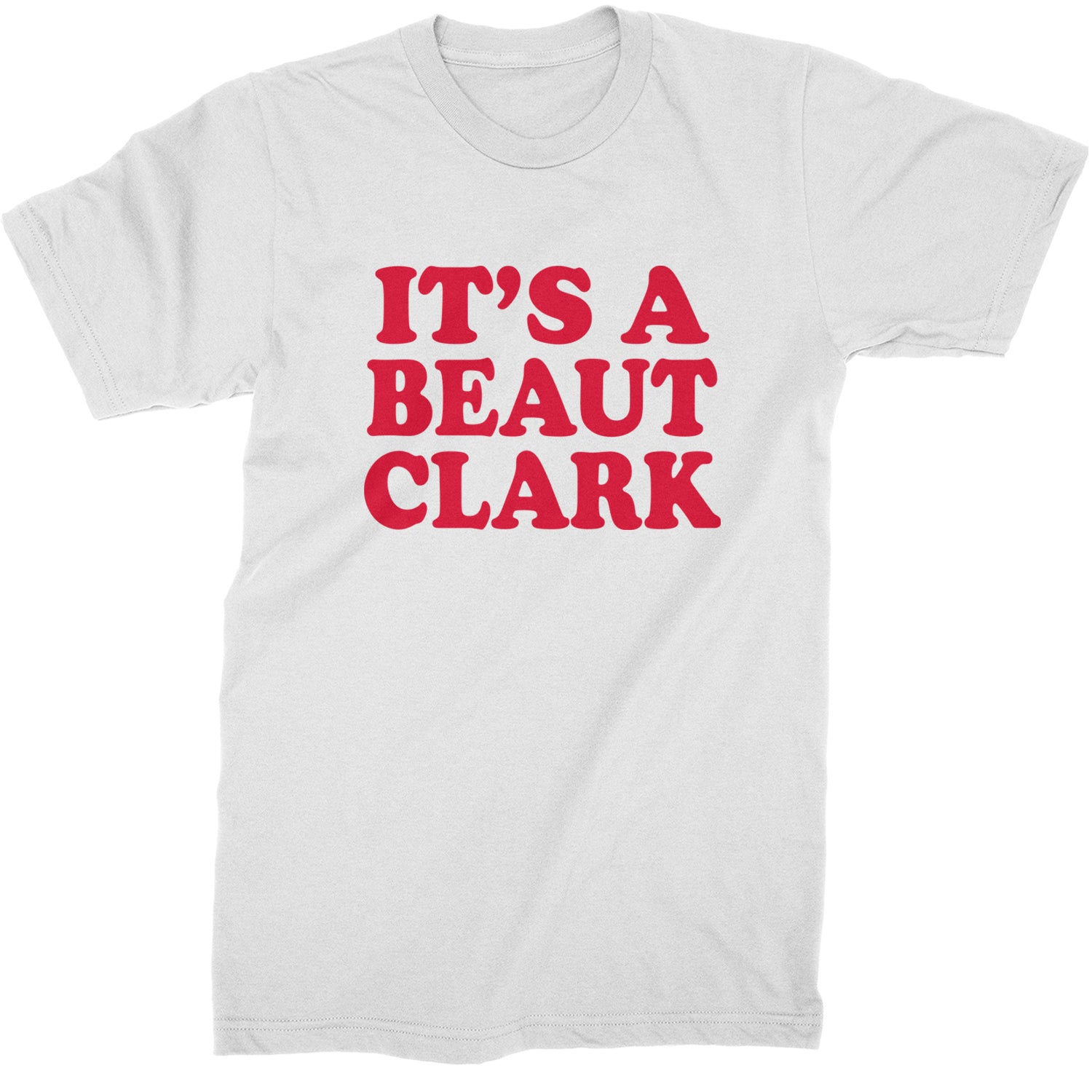 It's a Beaut Clark Festive Christmas  Mens T-shirt White