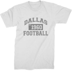Dallas Football Established 1960 Mens T-shirt White