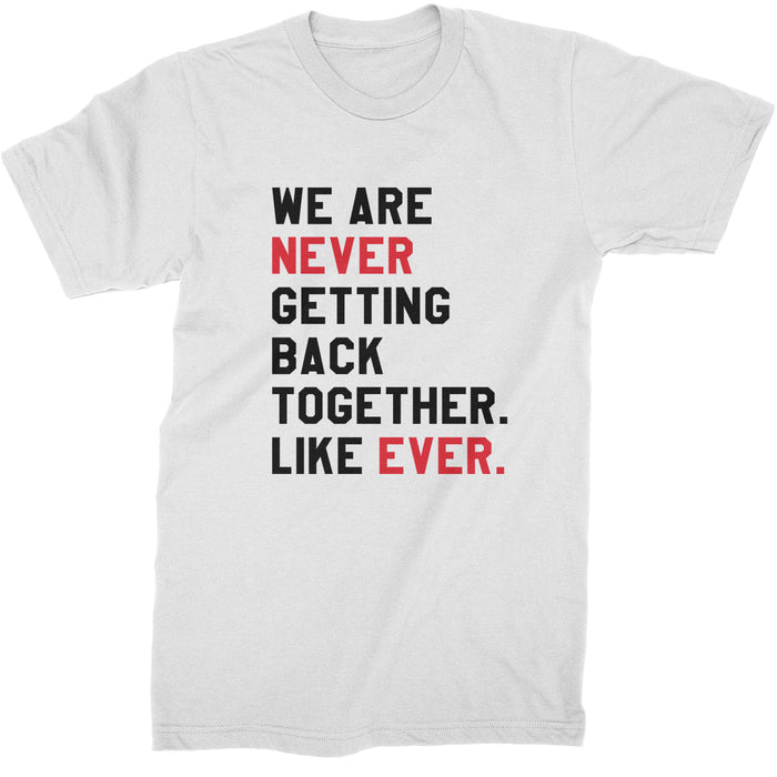 We Are Never Getting Back Together TTPD Eras Outfit Mens T-shirt