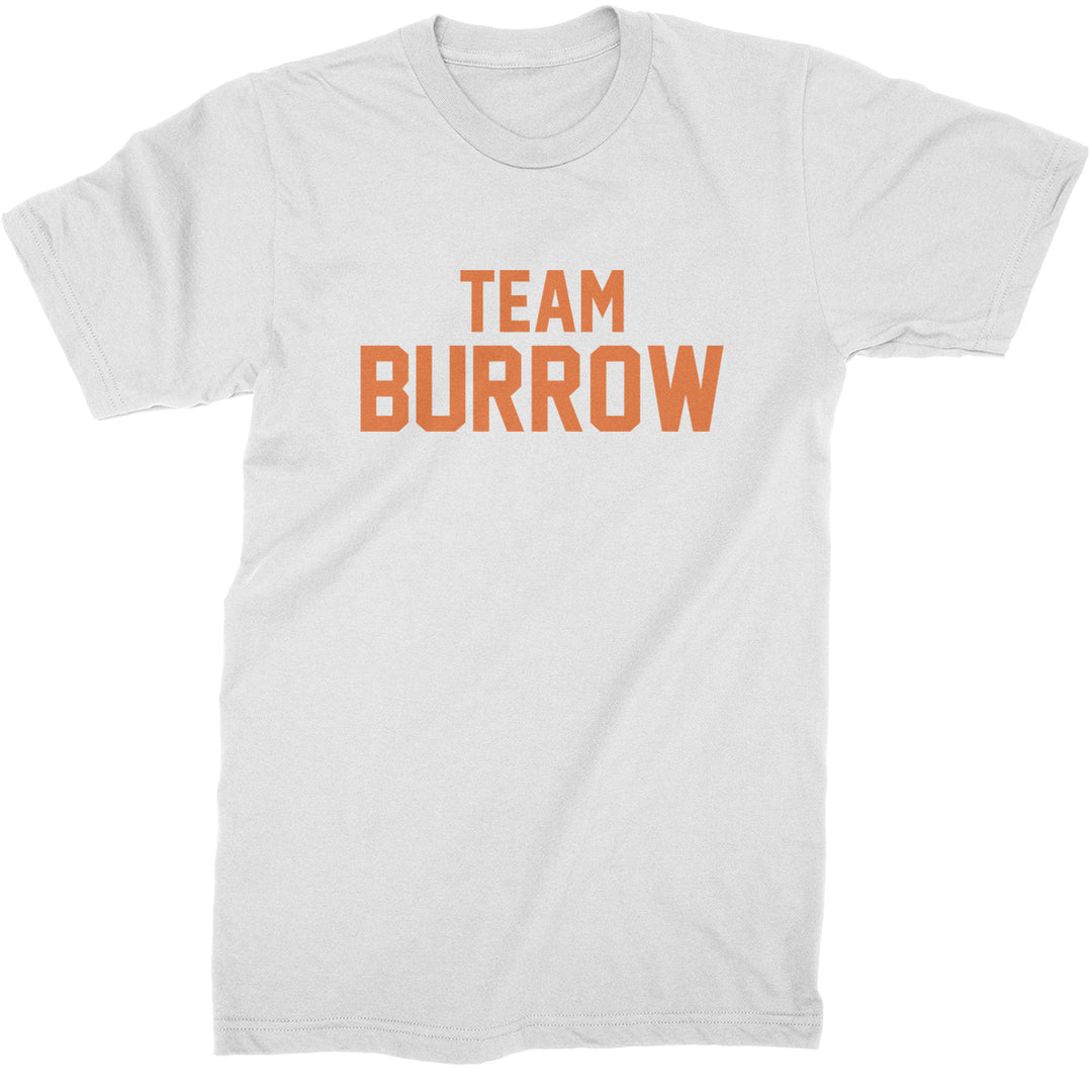 Team Burrow Cincinnati Mens T-shirt White
