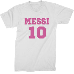 Messi World Soccer Futbol Messiami Mens T-shirt White