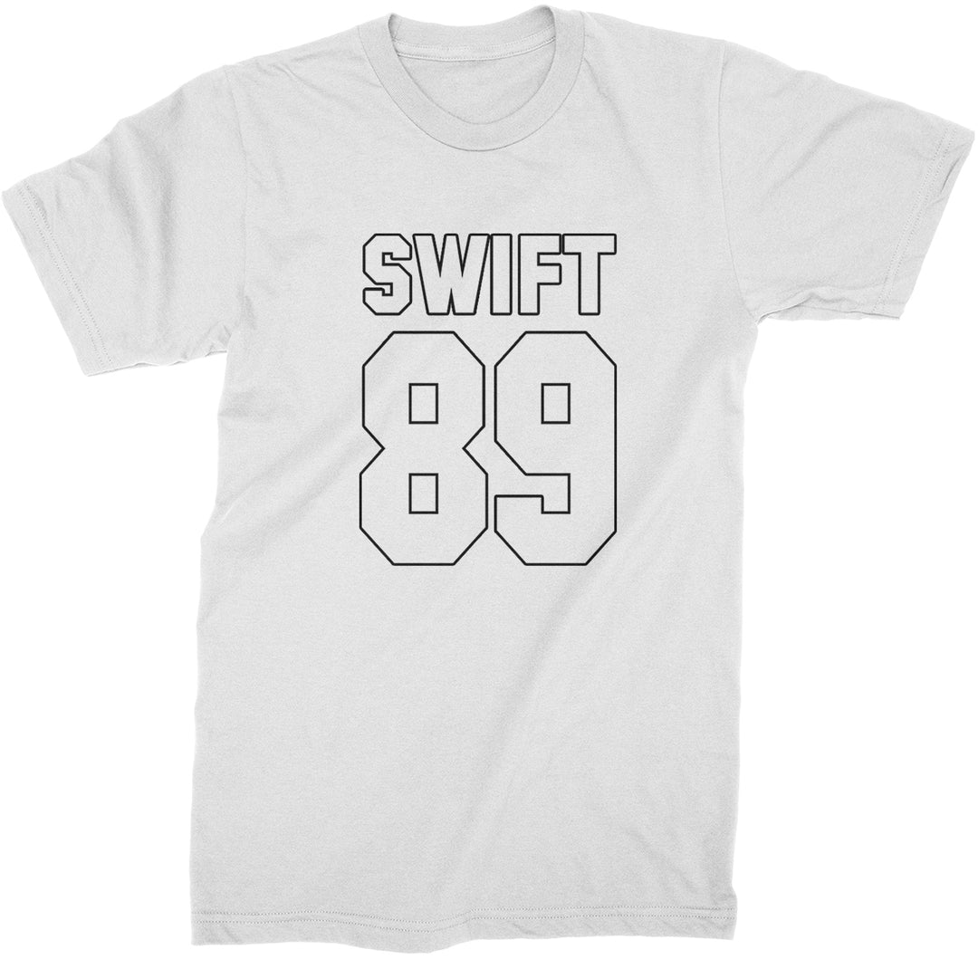 Swift 89 Birth Year Music Fan Era Poets Department Lover Mens T-shirt White