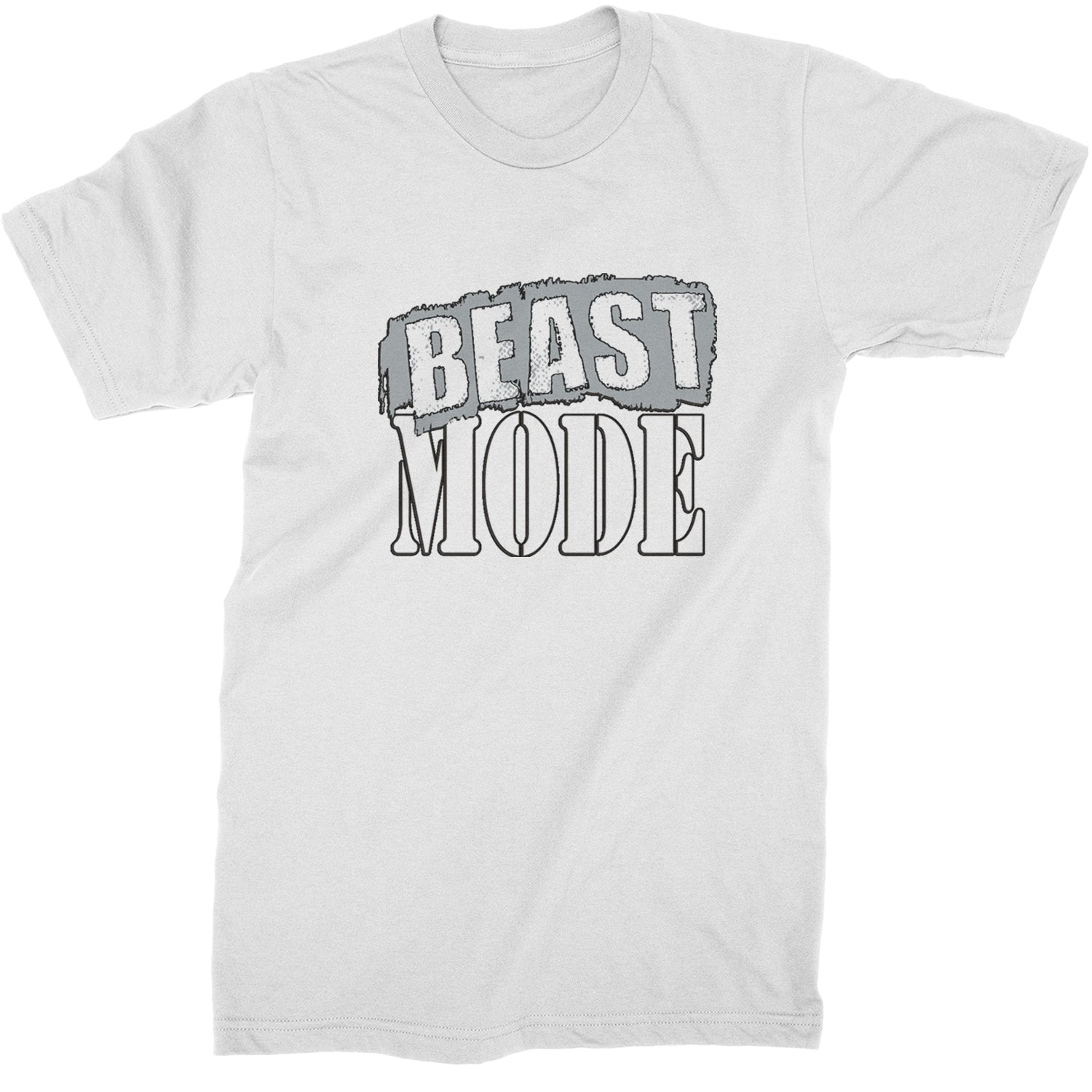 Beast Mode Training Gym Workout Mens T-shirt White