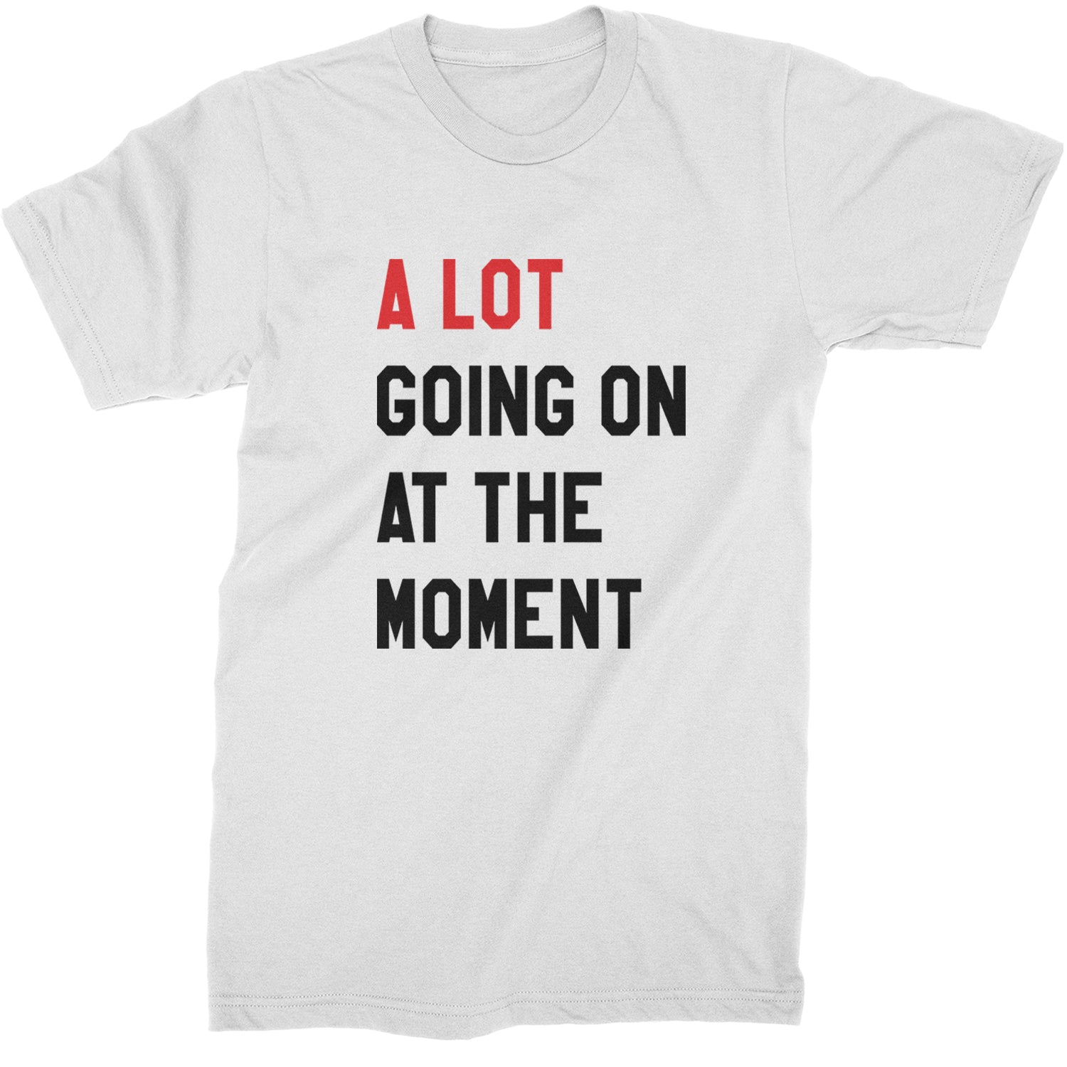 A Lot Going On At The Moment New TTPD Poet Department Mens T-shirt White