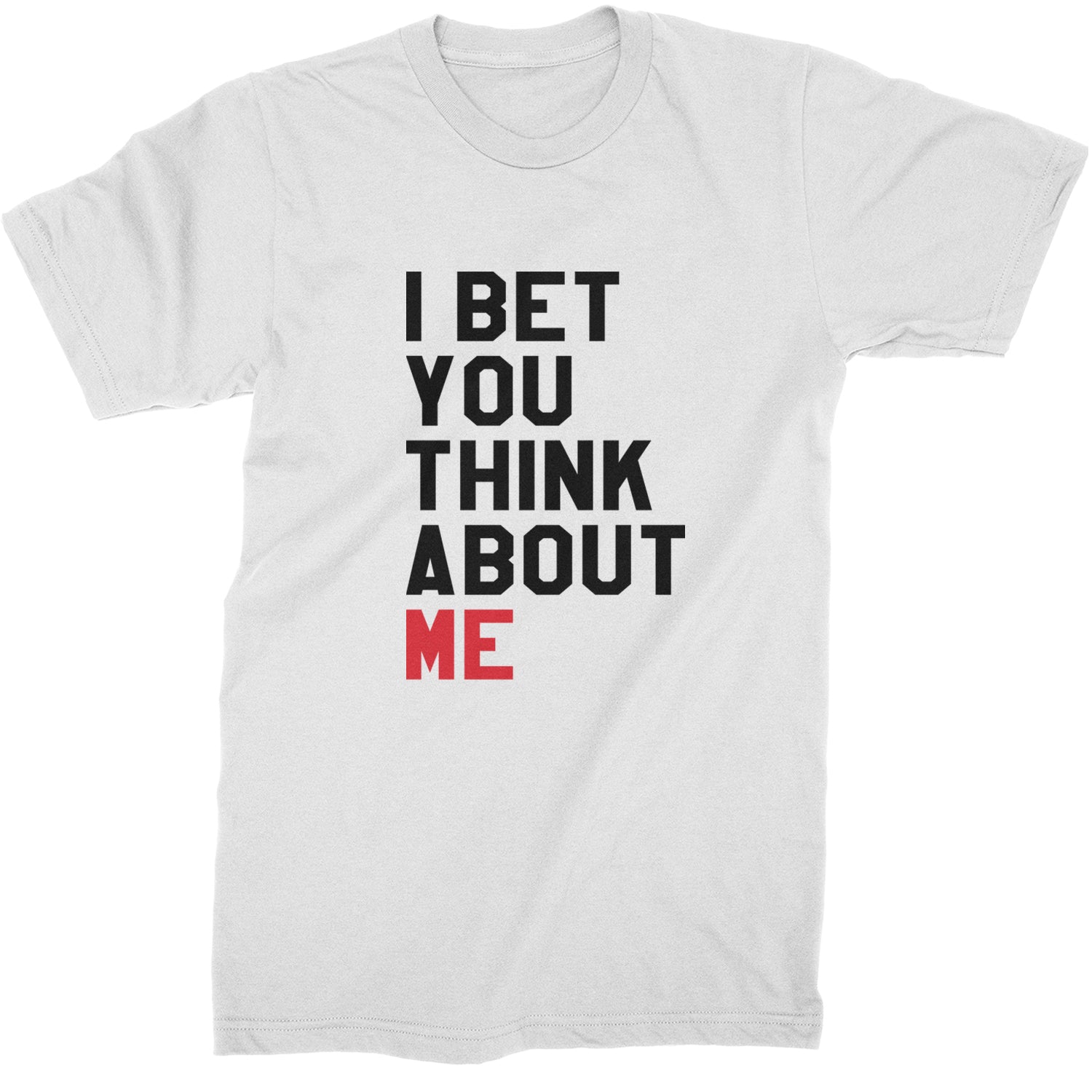 I Bet You Think About Me New TTPD Era Mens T-shirt White