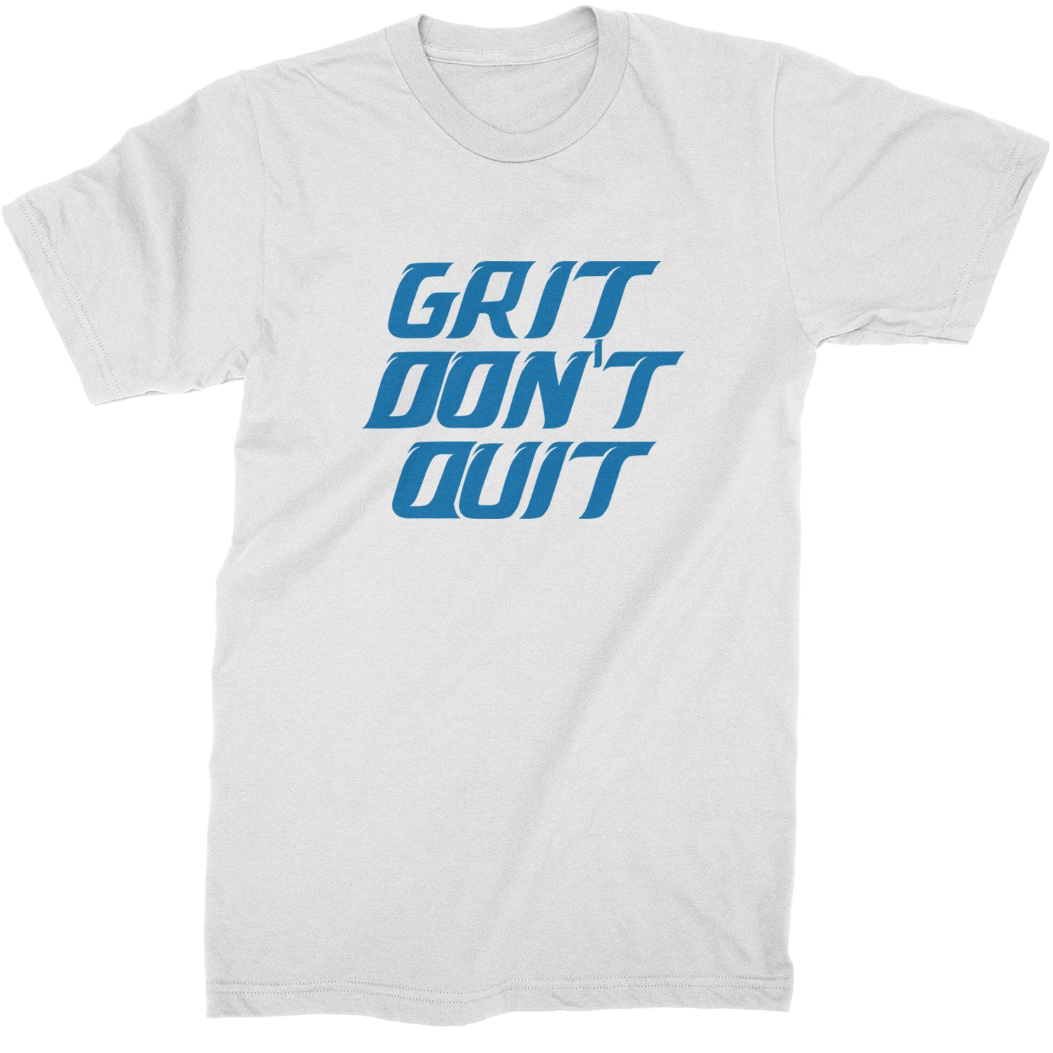 Grit Don't Quit Detroit Grit Mens T-shirt White