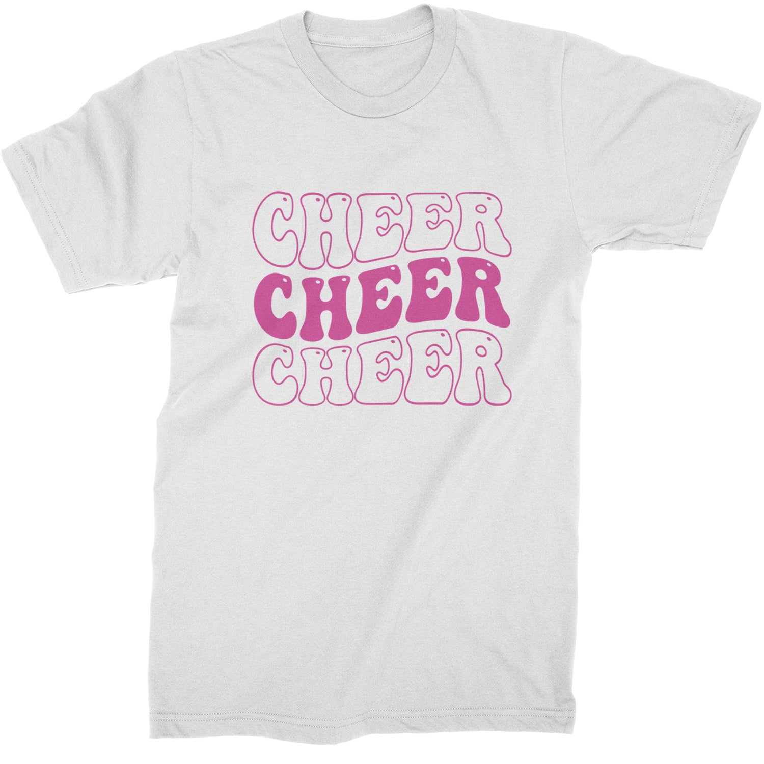 Cheer Cheer Cheer Mens T-shirt White