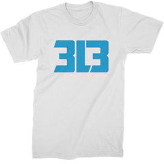 3L3 From The 313 Detroit Football Mens T-shirt White