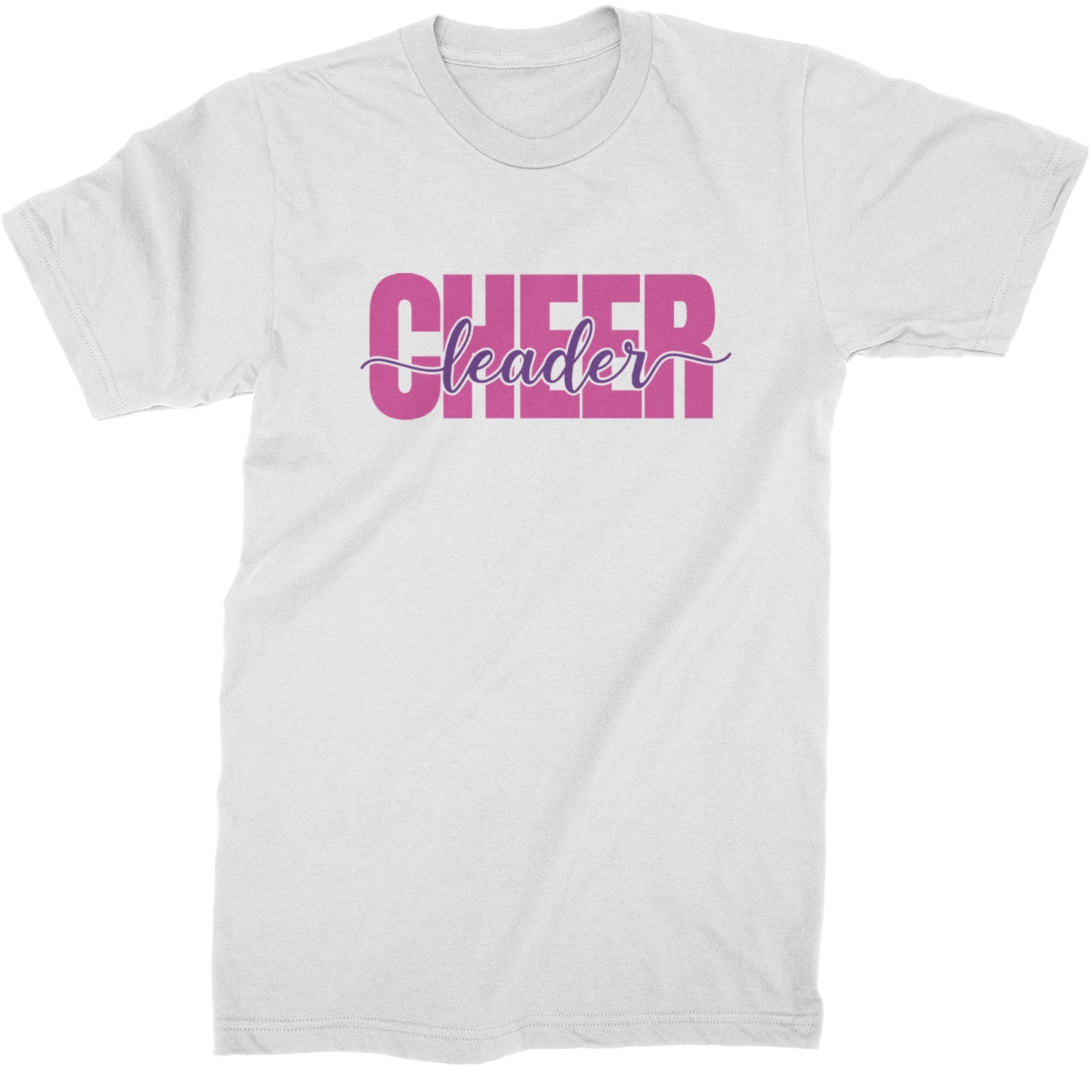 Cheerleader with Scripted Flair Mens T-shirt White