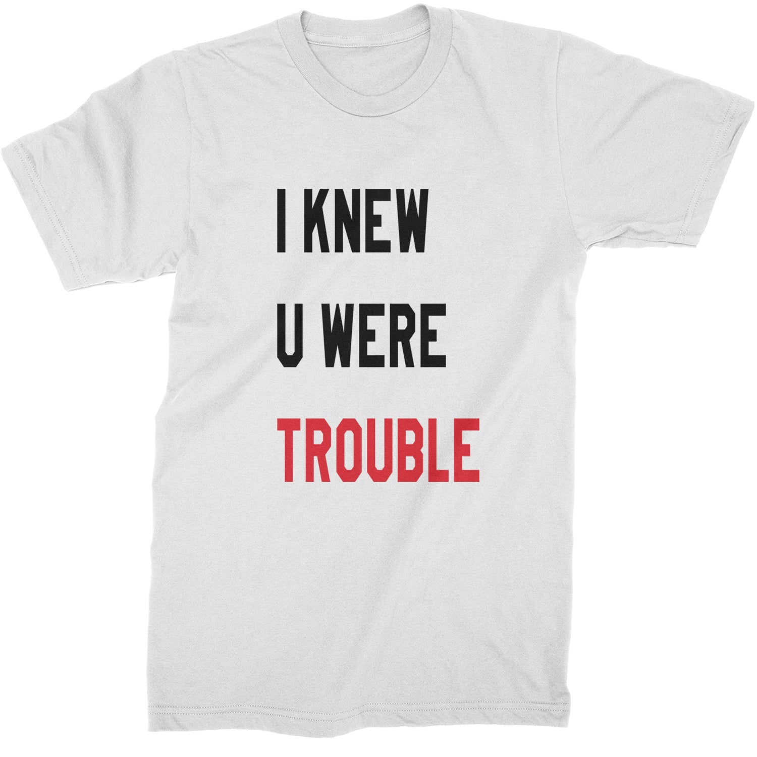I Knew You Were Trouble New TTPD Era Mens T-shirt White