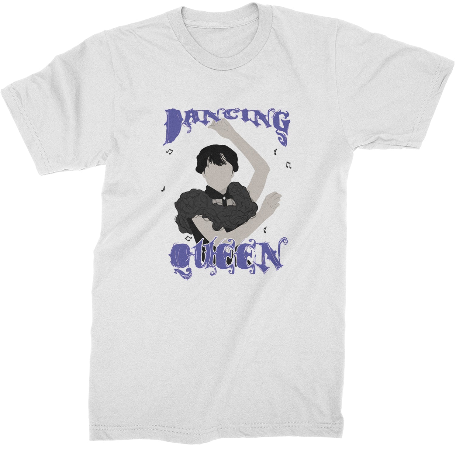 Wednesday Dancing Queen Mens T-shirt White