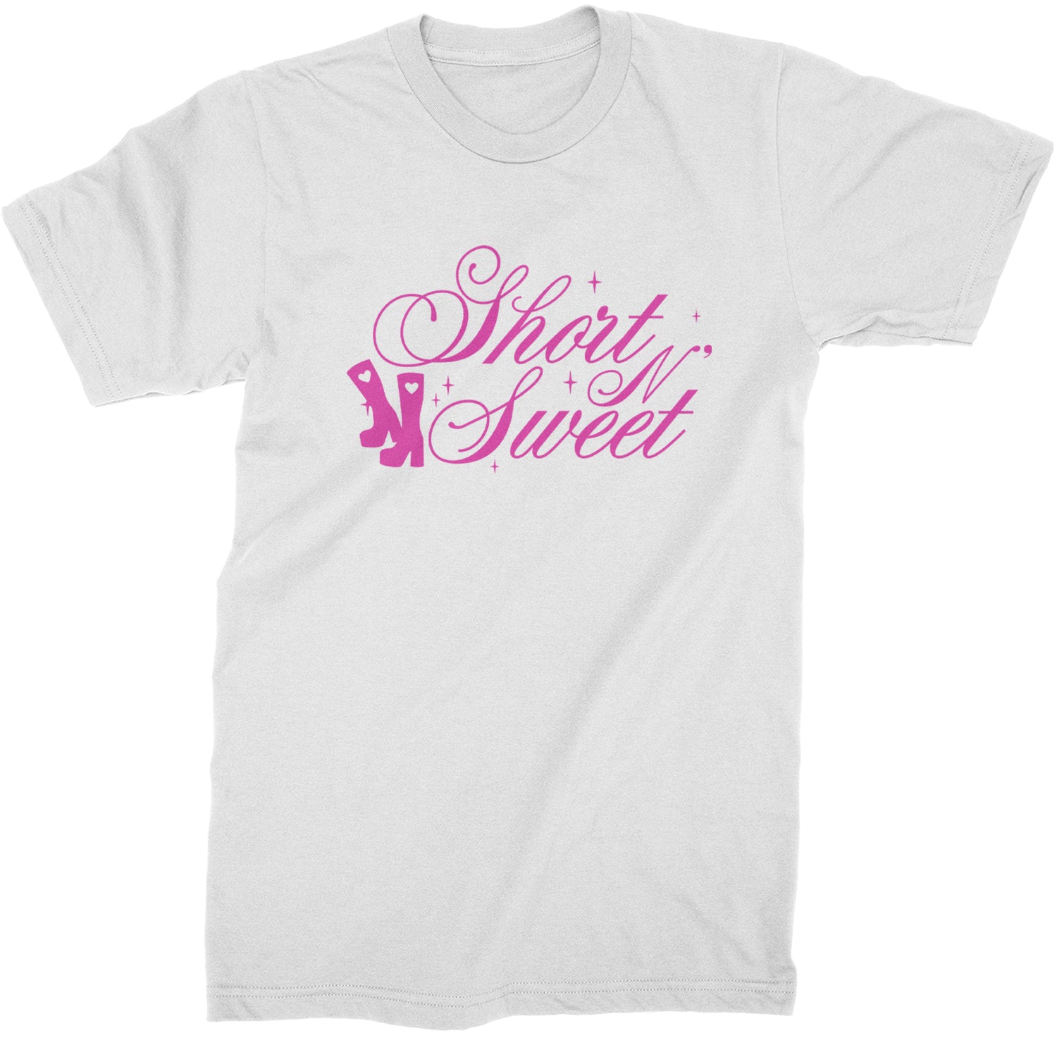 Boots Short N' Sweet  Mens T-shirt White