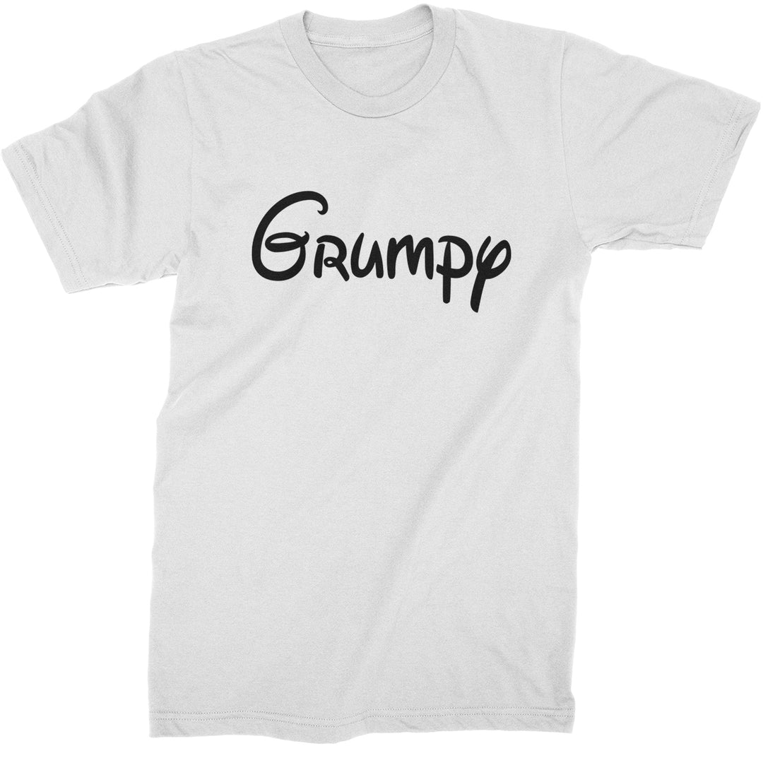Grumpy - 7 Dwarfs Costume Mens T-shirt White