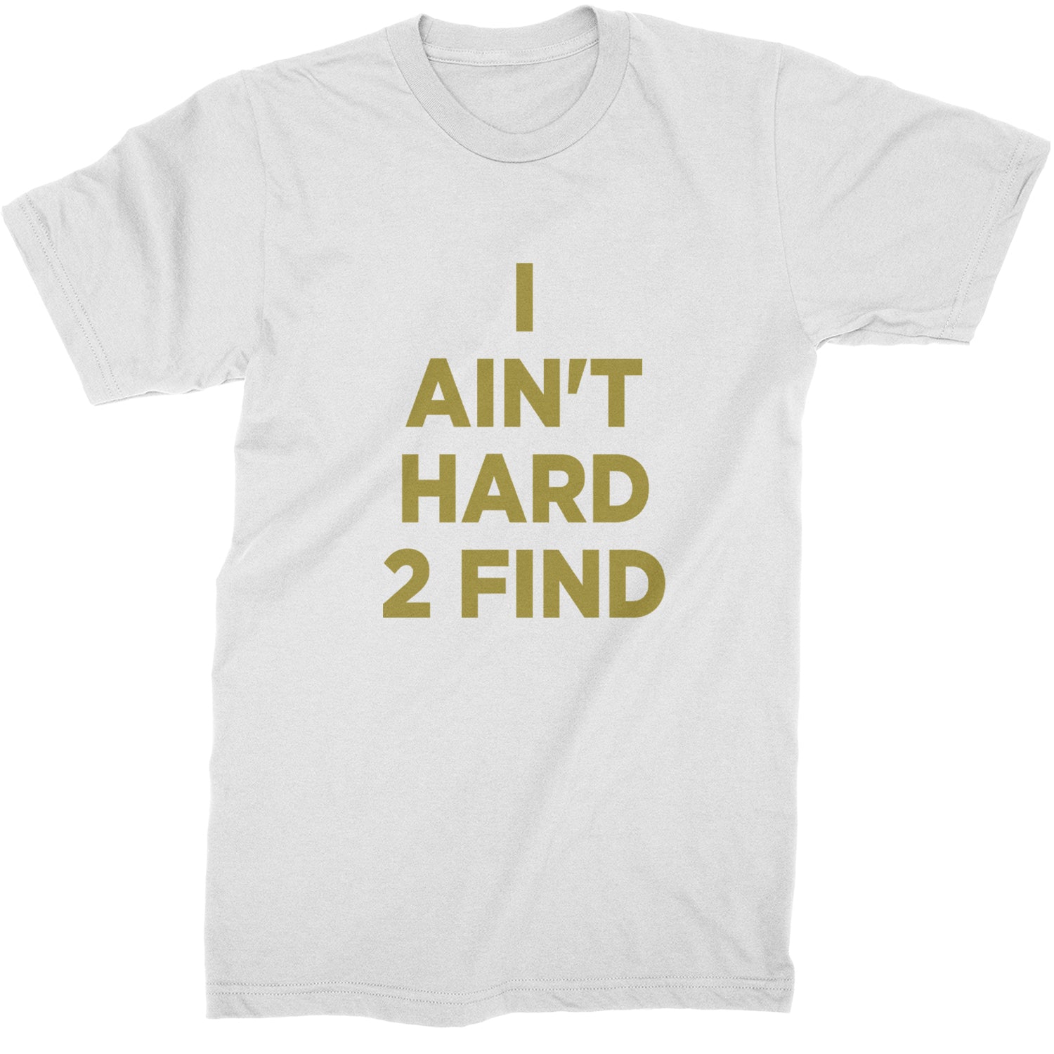 I Ain't Hard To Find Coach Prime Mens T-shirt White