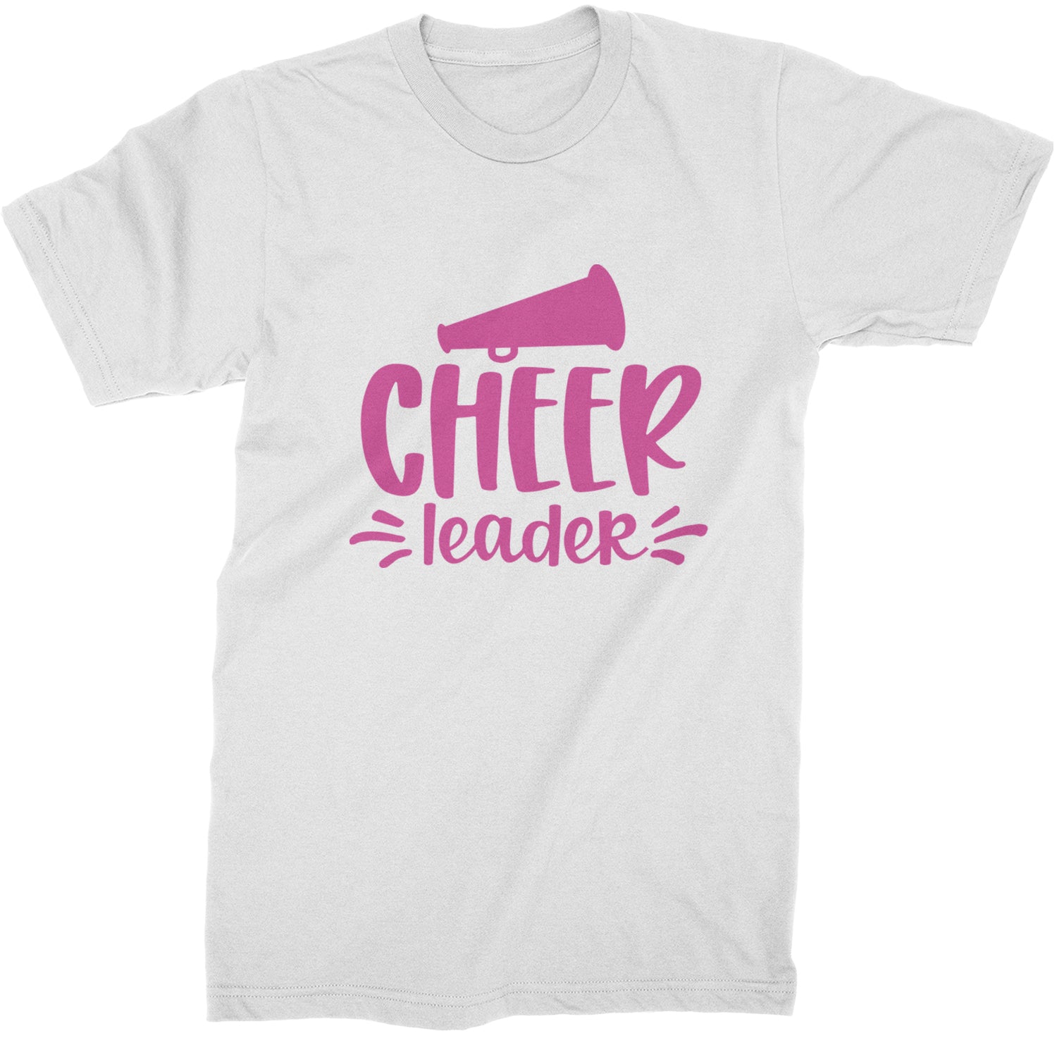 Cheerleader Bullhorn Mens T-shirt White