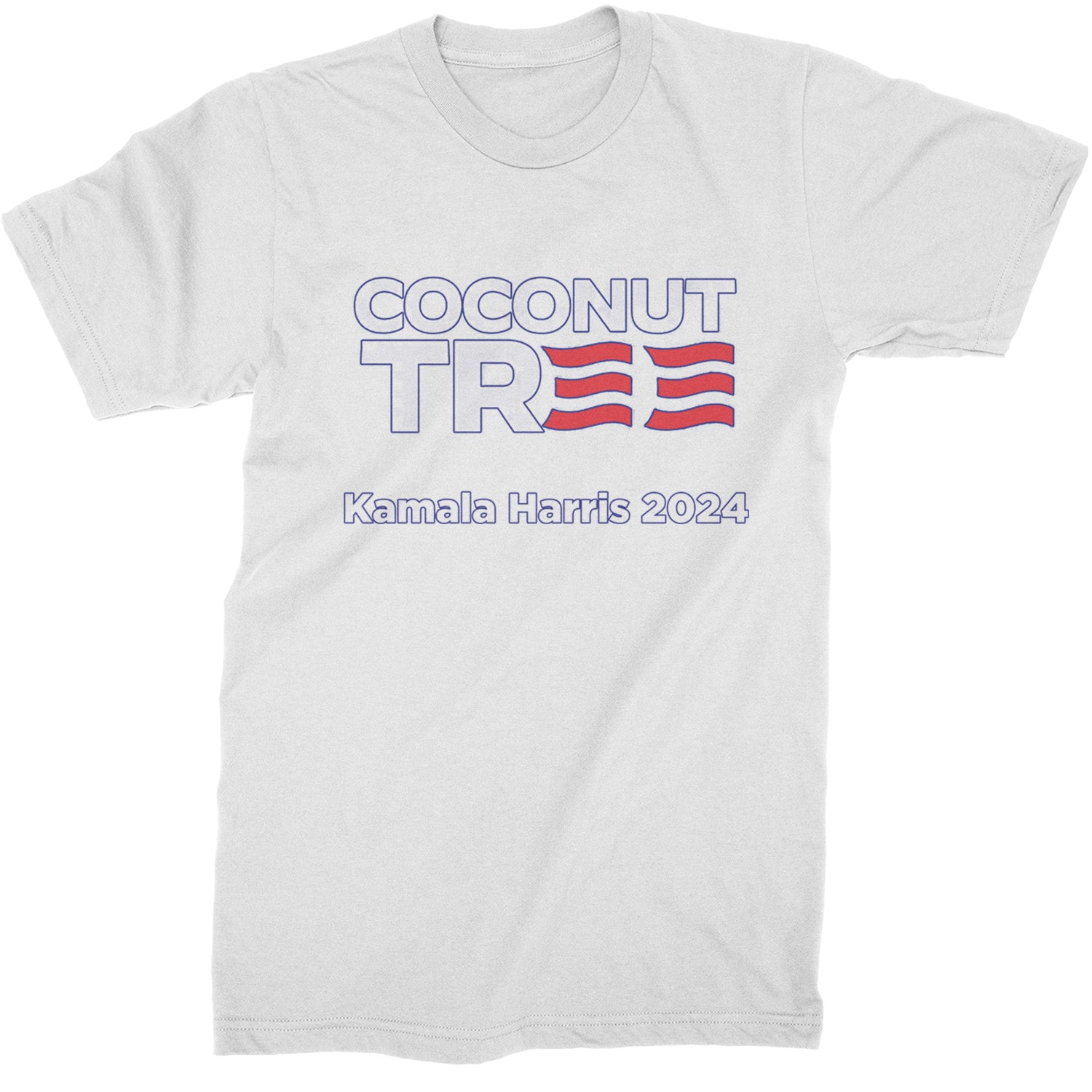 Coconut Tree - Support Kamala Harris For President 2024 Mens T-shirt White