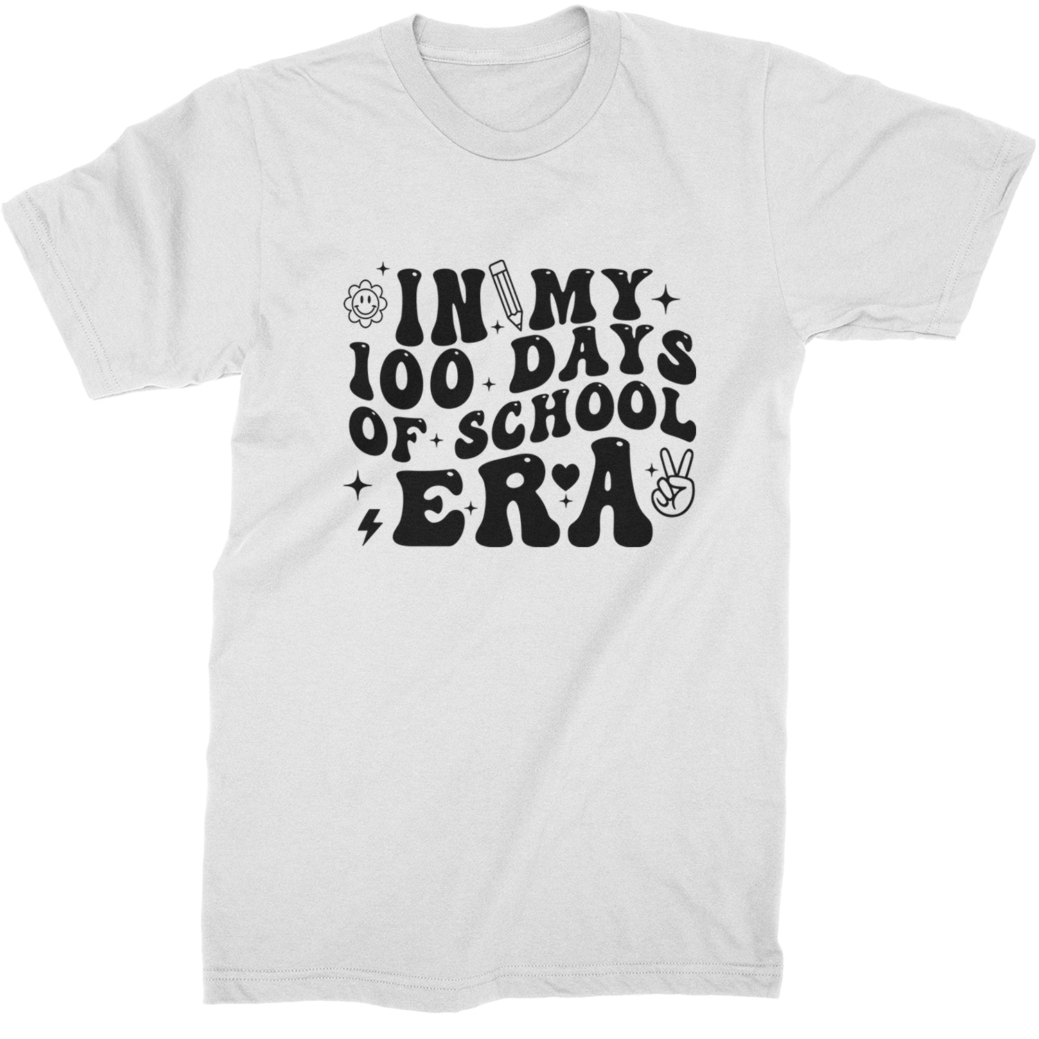 In My 100 Days Of School Era Mens T-shirt White