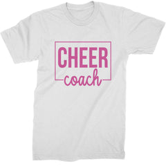 Cheer Coach Cheerleader Mens T-shirt White